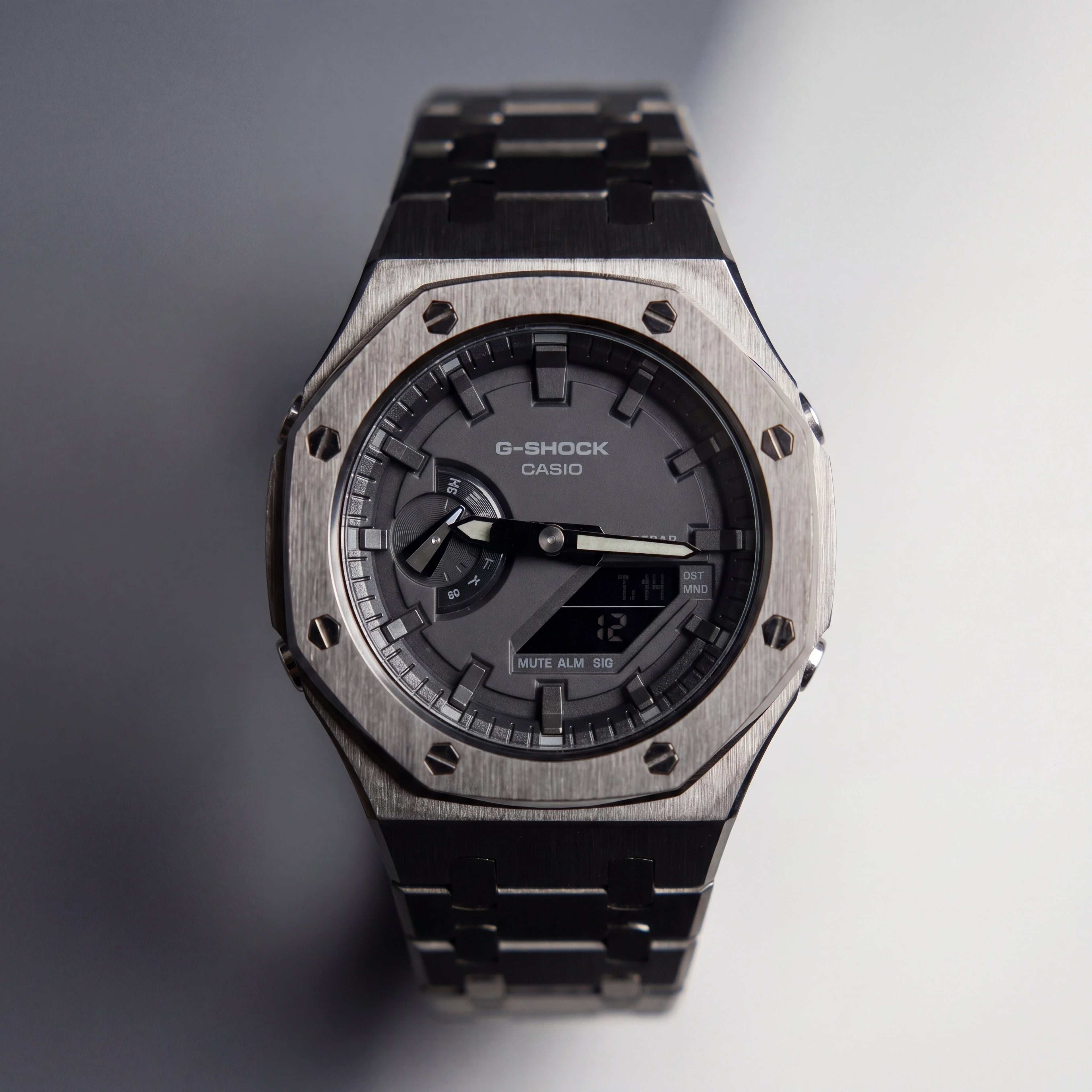 Acier Noir — CasiOak Silver Black | OAK Paris